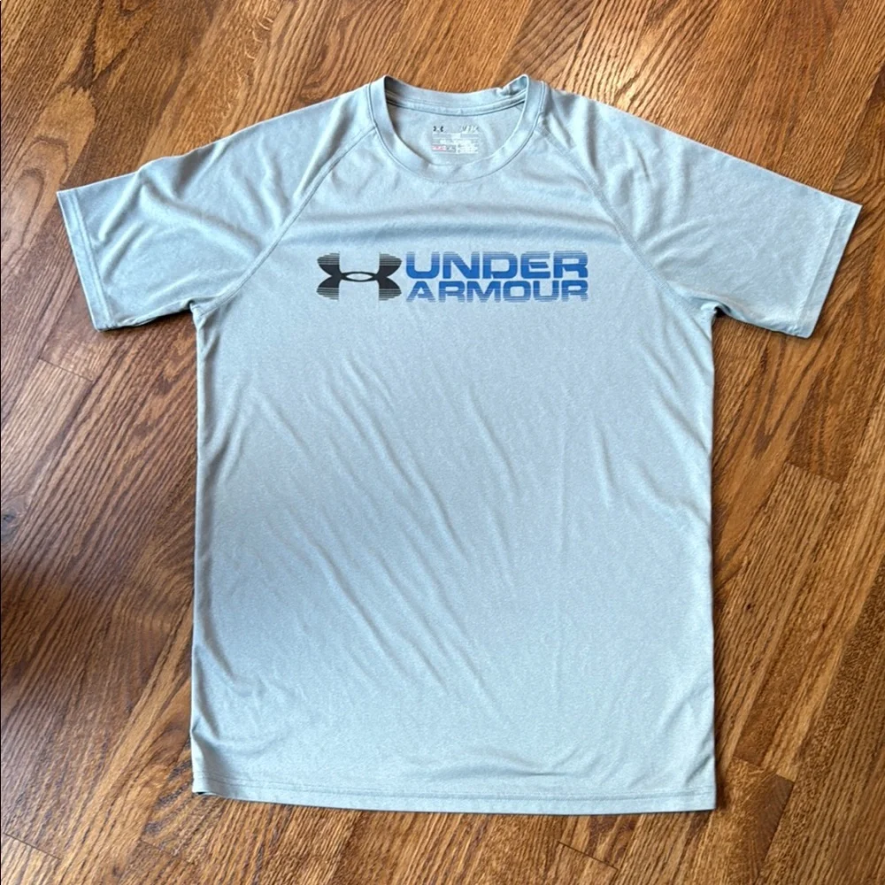 Under Armour Gray Short Sleeve Men’s Tee - Picture 1 of 6